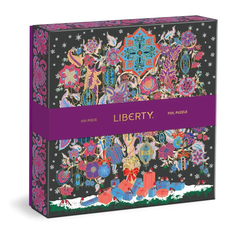 Galison Liberty Christmas Tree of Life puslespil 500 brikker folie