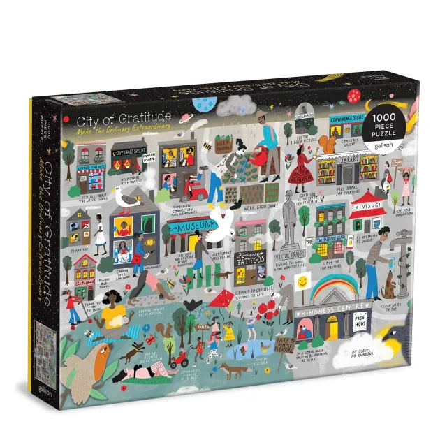 Galison City of Gratitude puslespil 1000 brikker bymotiv