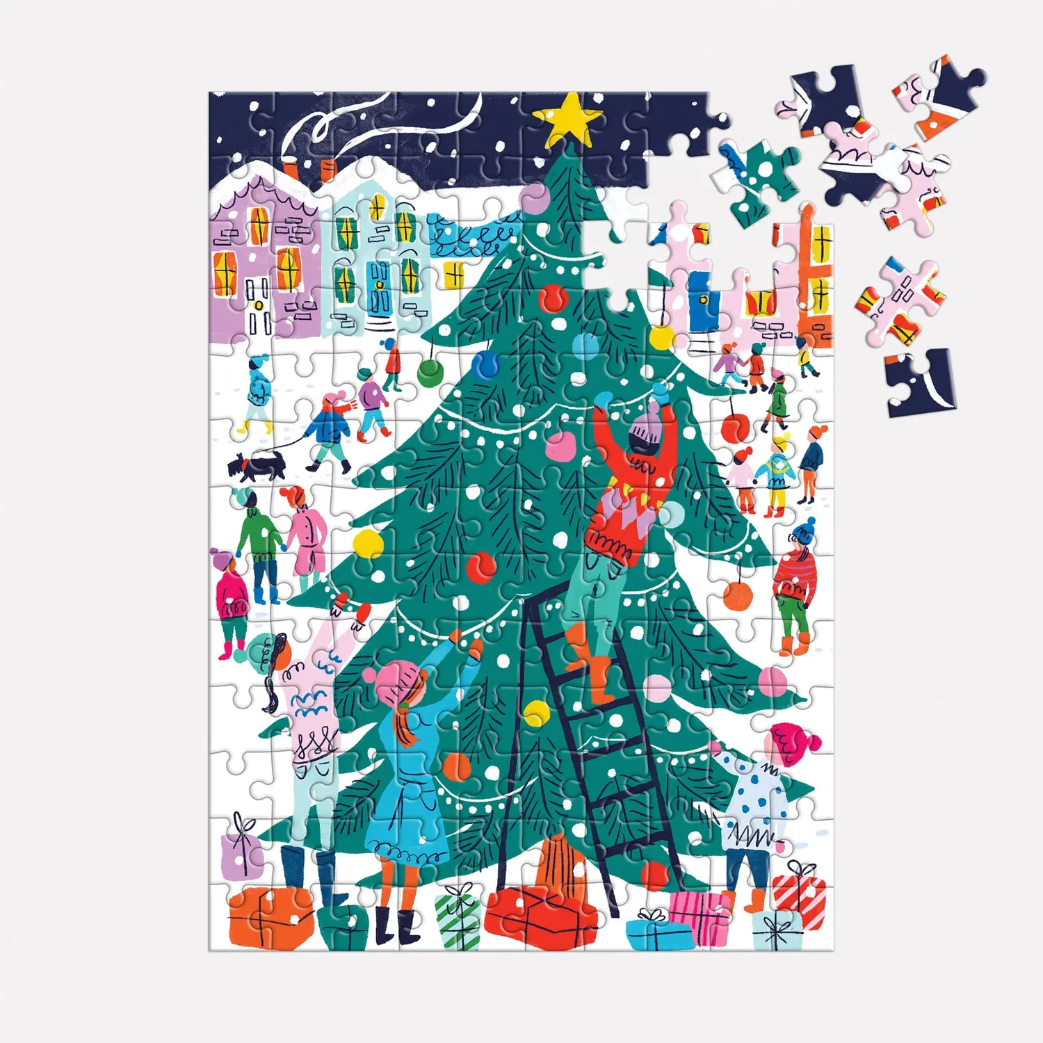 Good Puzzle Co. Tree Decorating julepuslespil 130 brikker ornament