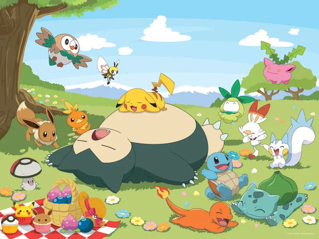 Buffalo Games Pokemon Picnic puslespil 400 brikker familie