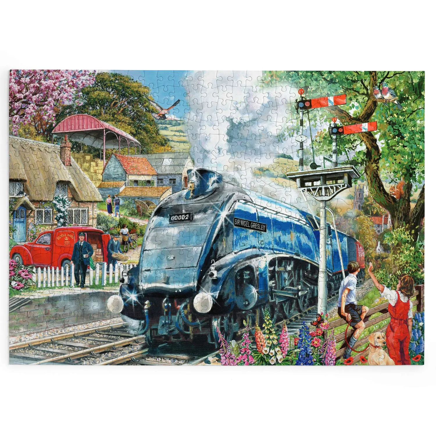 House of Puzzle Knight Train BIG 500 puslespil tog