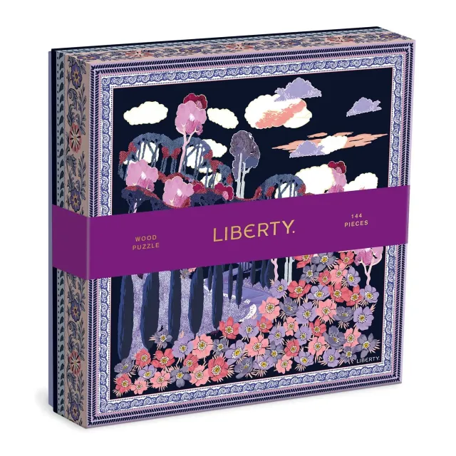 Galison Liberty Bianca træpuslespil 144 brikker blomstret