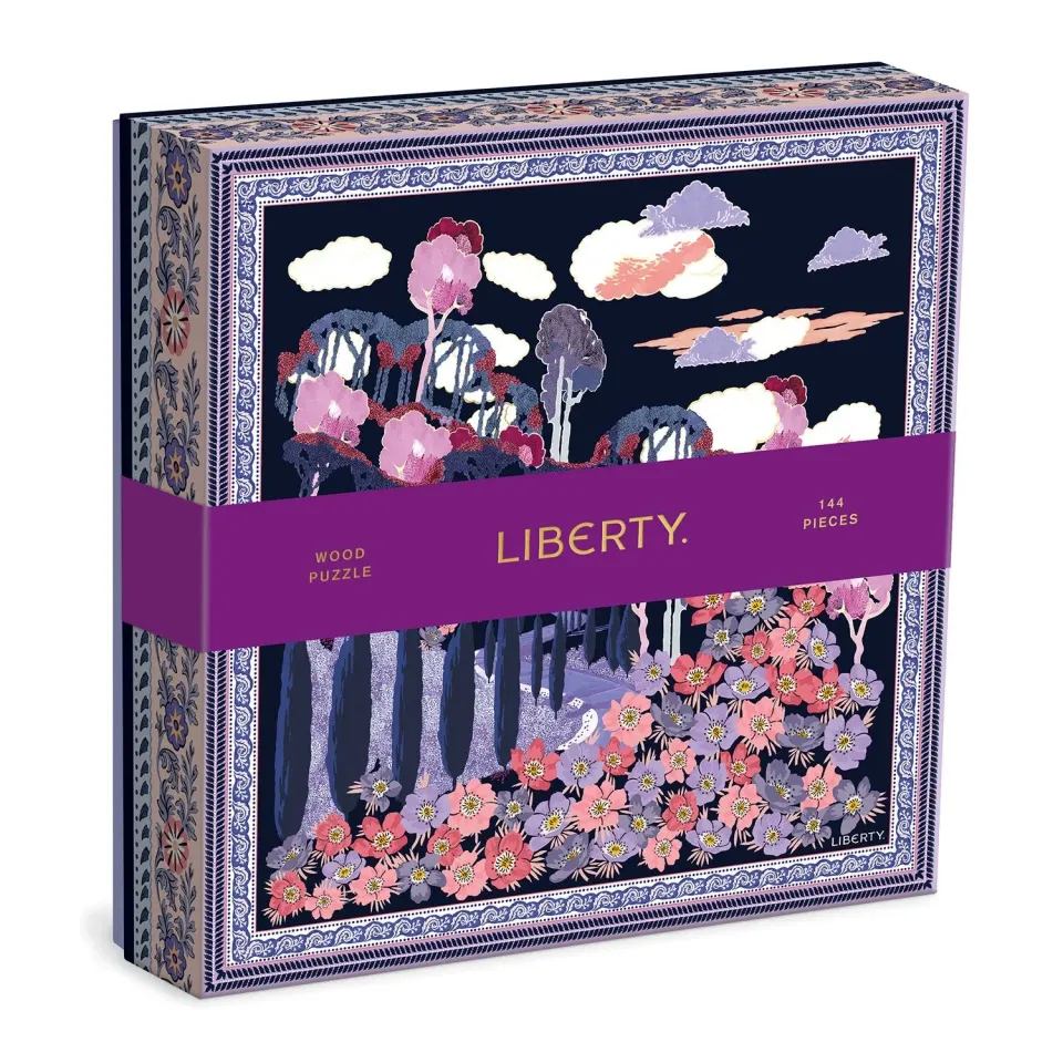 Galison Liberty Bianca træpuslespil 144 brikker blomstret