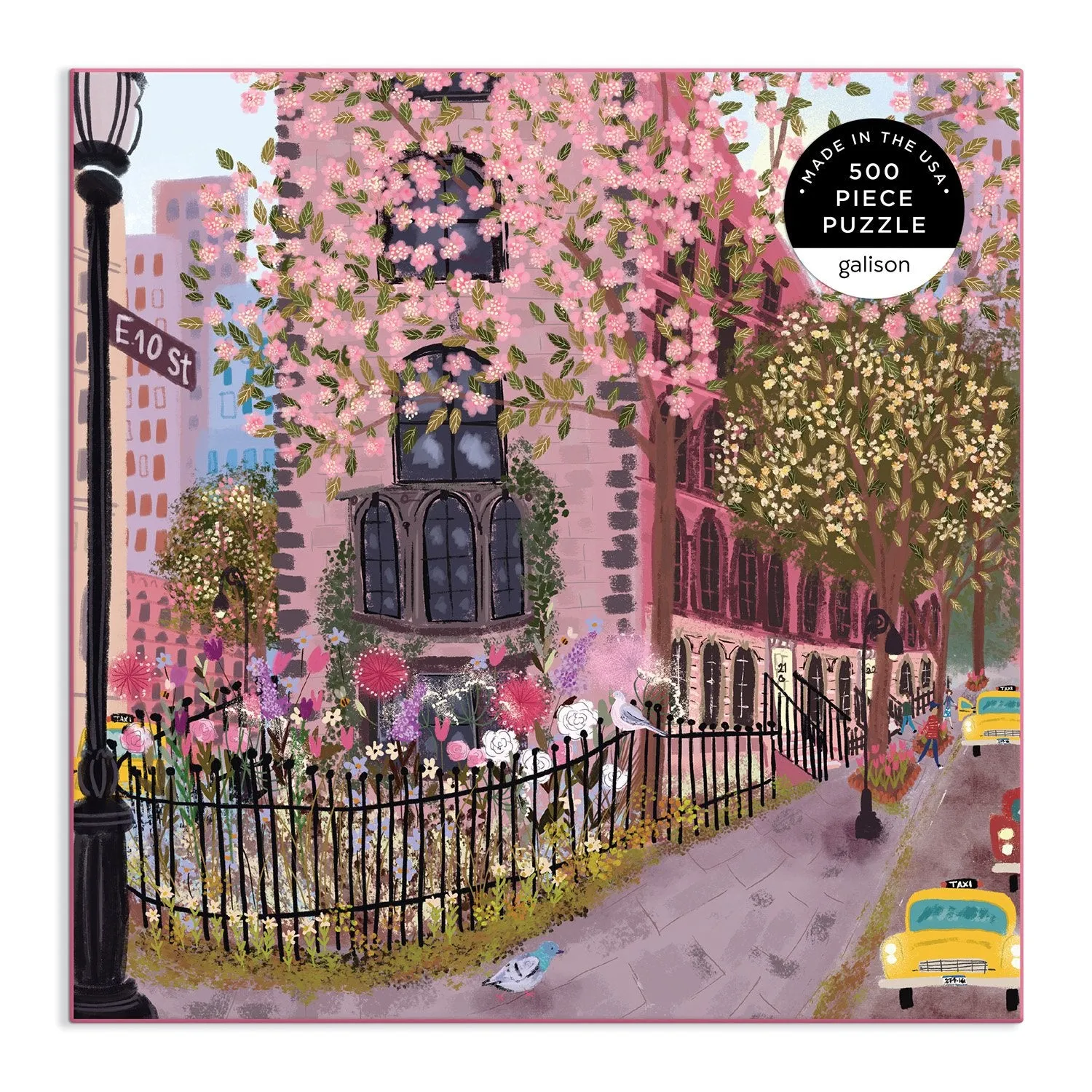 Good Puzzle Co. Laforme Blooming Streets puslespil 500 brikker
