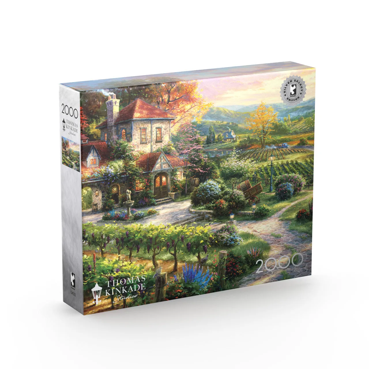 Ceaco Silver Select Thomas Kinkade Wine Country Living puslespil 2000 brikker