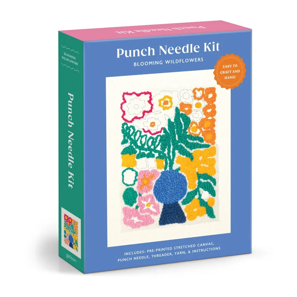 Good Puzzle Co. Blooming Wildflowers punch needle sæt blomster