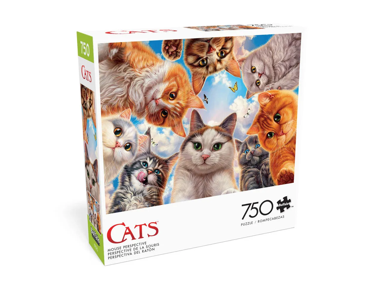 Buffalo Games Cats Mouse Perspective puslespil 750 brikker katte