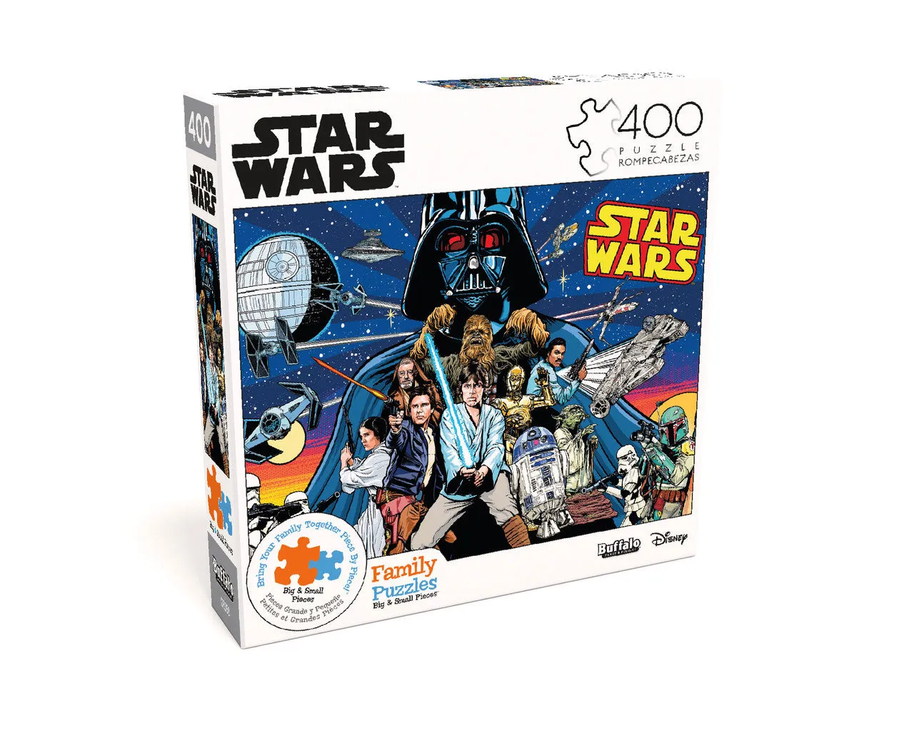 Buffalo Games Star Wars Comic Pinball puslespil 400 brikker familie