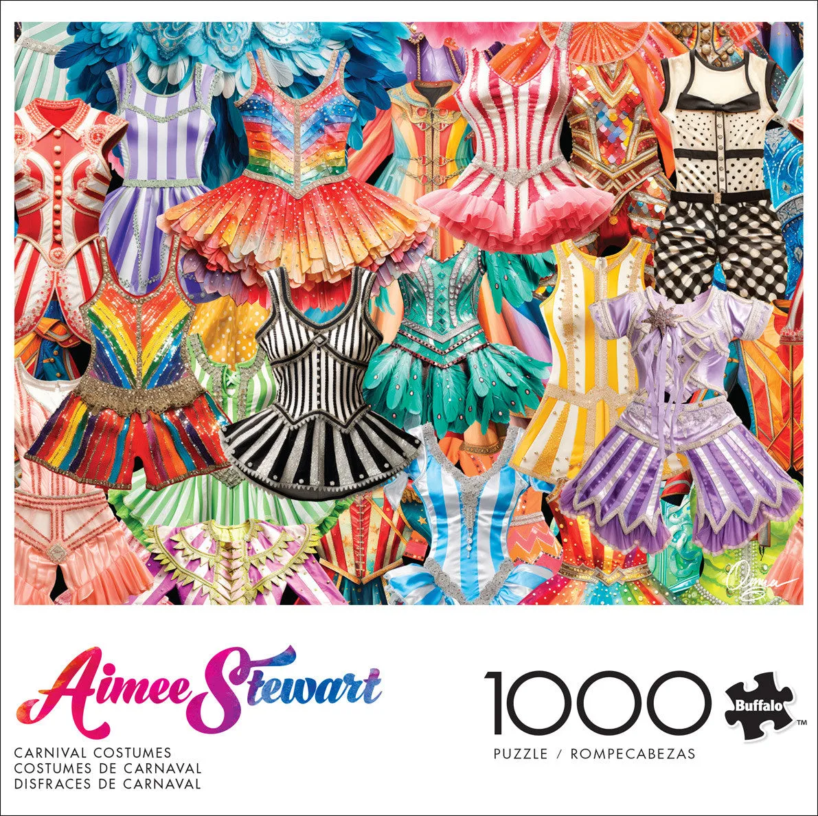 Buffalo Games Aimee Stewart Carnival Costumes puslespil 1000