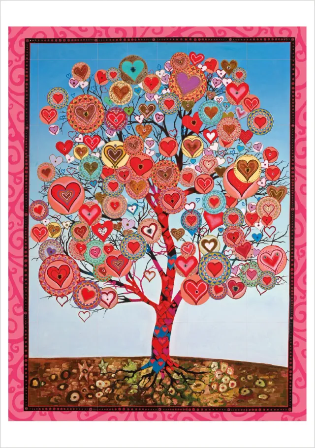 Pomegranate Paul Heussenstamm Tree of Lovers fødselsdagskort