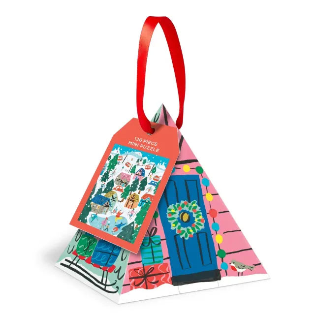Galison Alpine Cottage puslespil ornament 130 brikker