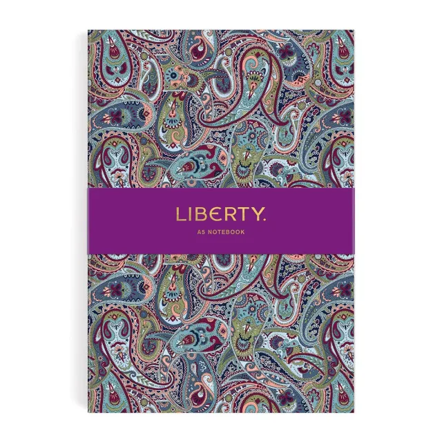 Good Puzzle Co. Liberty Paisley notesbog A5 linjeret paisley