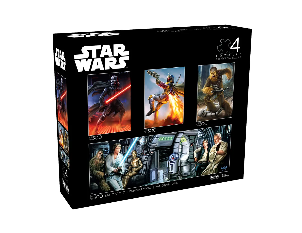 Buffalo Games Star Wars Classic Multipack #2 puslespil 4-pak 1400 brikker