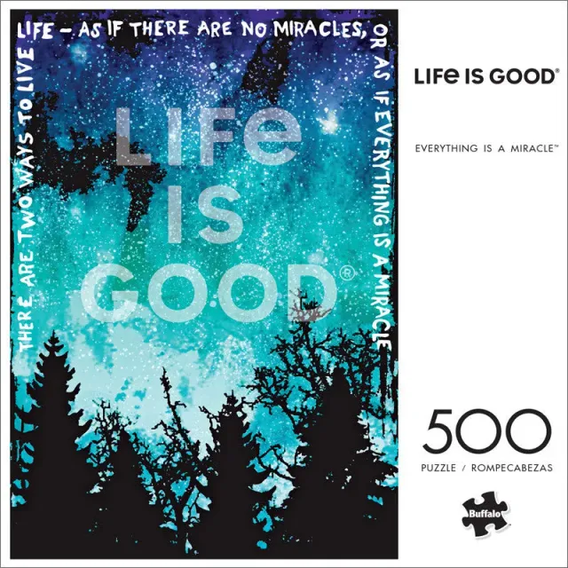 Buffalo Games Life is Good Miracle puslespil 500 brikker nathimmel