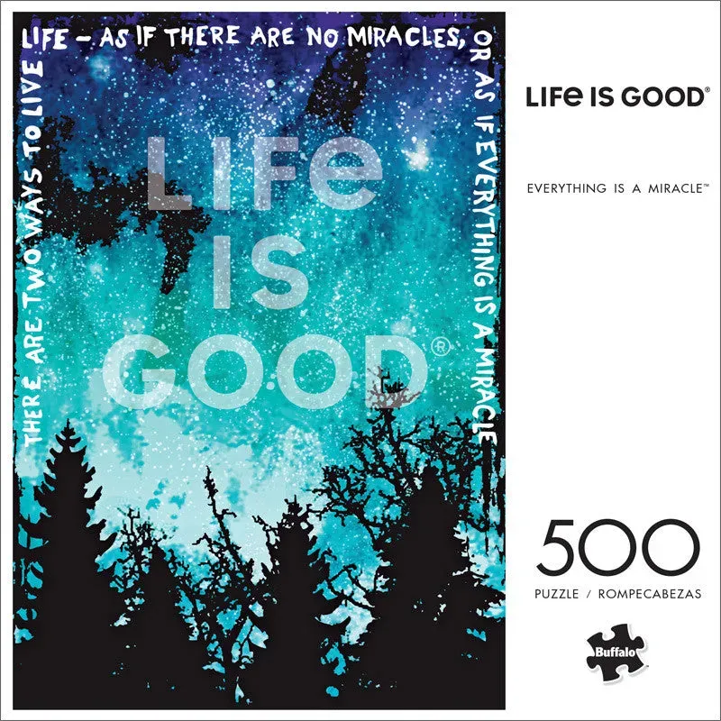 Buffalo Games Life is Good Miracle puslespil 500 brikker nathimmel
