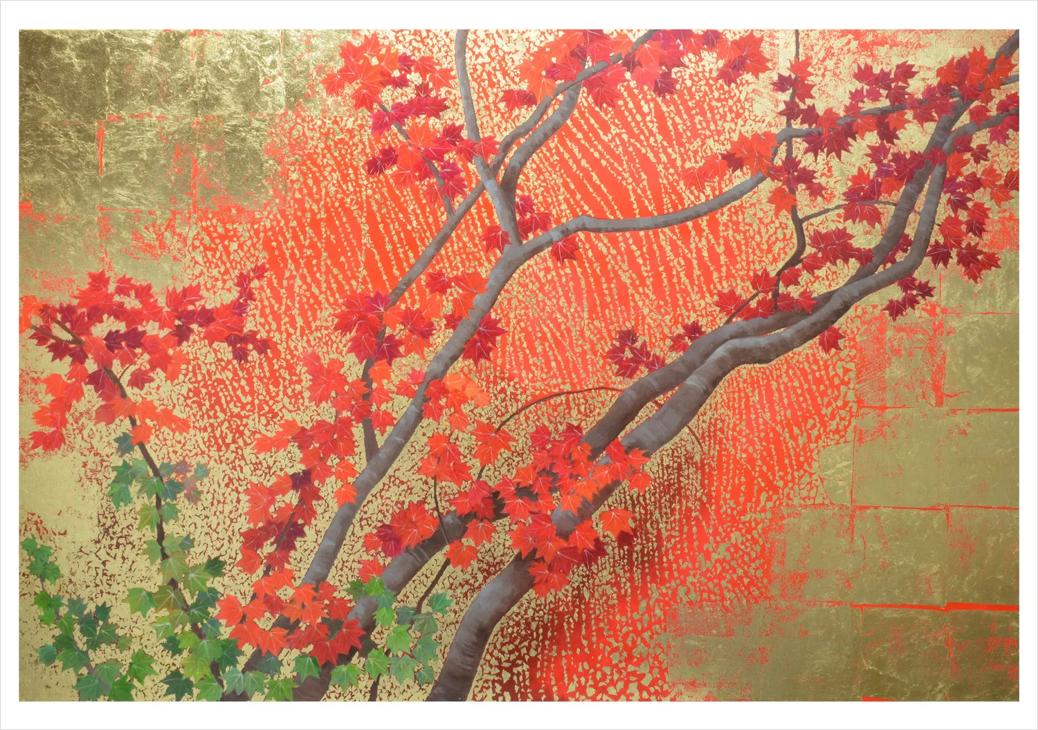 Pomegranate Joan Metcalf Shimmer kortæske blomster