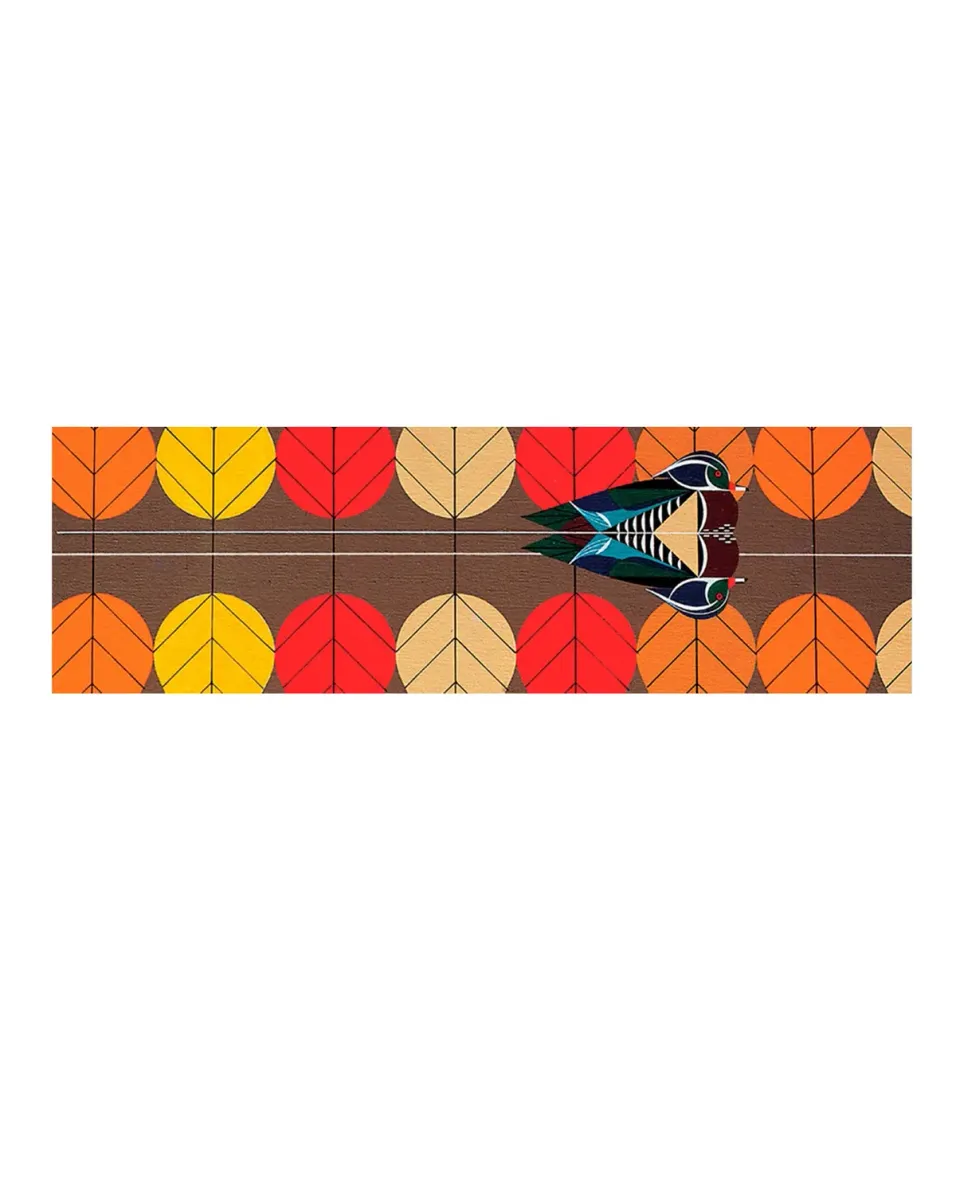 Pomegranate Charley Harper Octoberama bogmærke – fugle