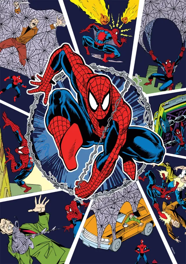 Buffalo Games Marvel Spider-Man Spotlight puslespil 500 brikker