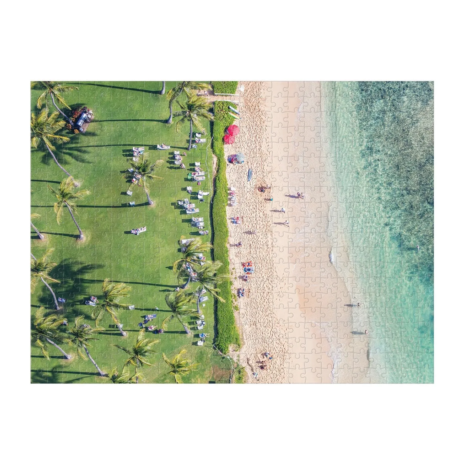 Good Puzzle Co. Gray Malin Hawaii Beach puslespil 500 dobbeltsidet