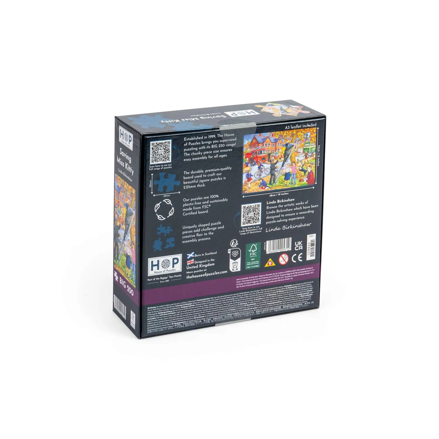 House of Puzzles Saving Miss Kitty puslespil BIG 250 hyggemotiv