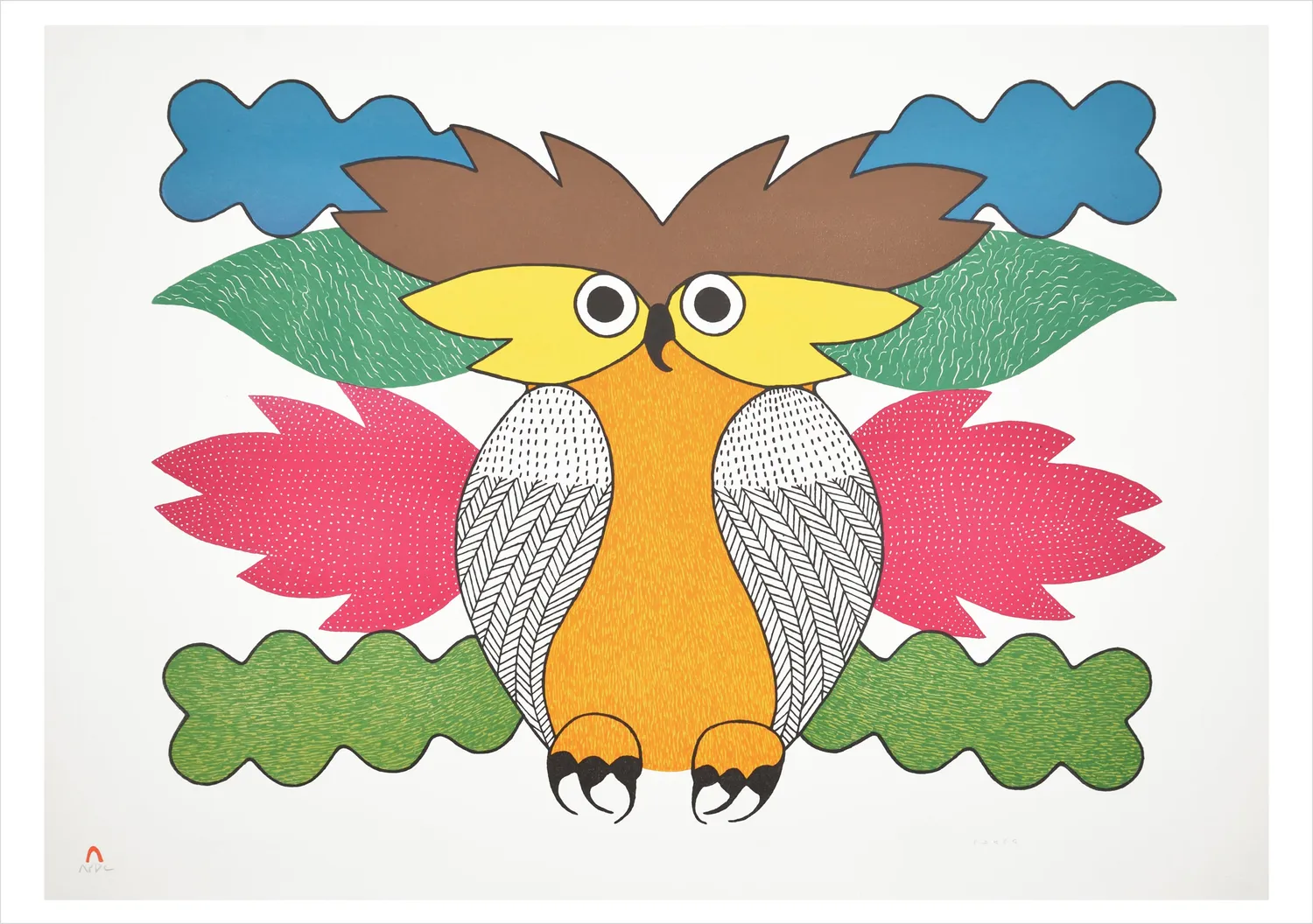 Pomegranate Birds of Cape Dorset kortæske 20 kort
