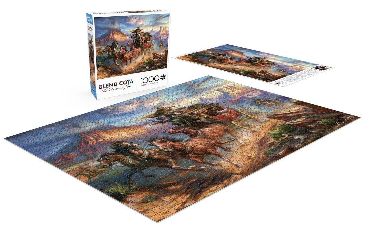 Buffalo Games Blend Cota Wild Wild West puslespil 1000 brikker
