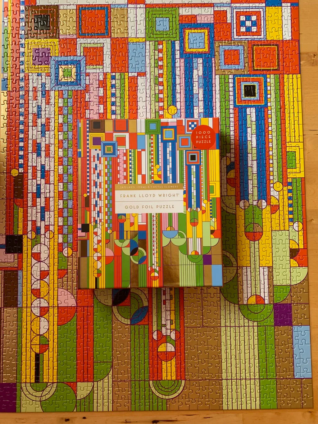 Good Puzzle Co. Frank Lloyd Wright Saguaro puslespil 1000 brikker folie
