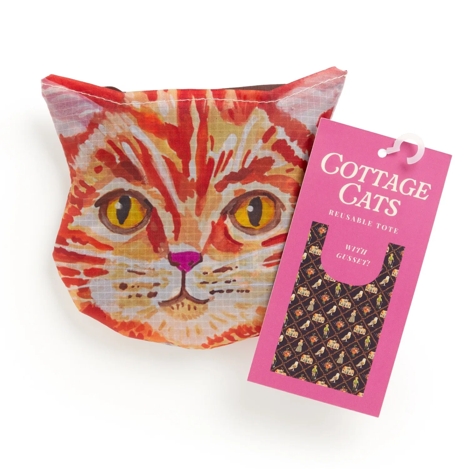 Good Puzzle Co. Cottage Cats mulepose nylon lilla sammenfoldelig