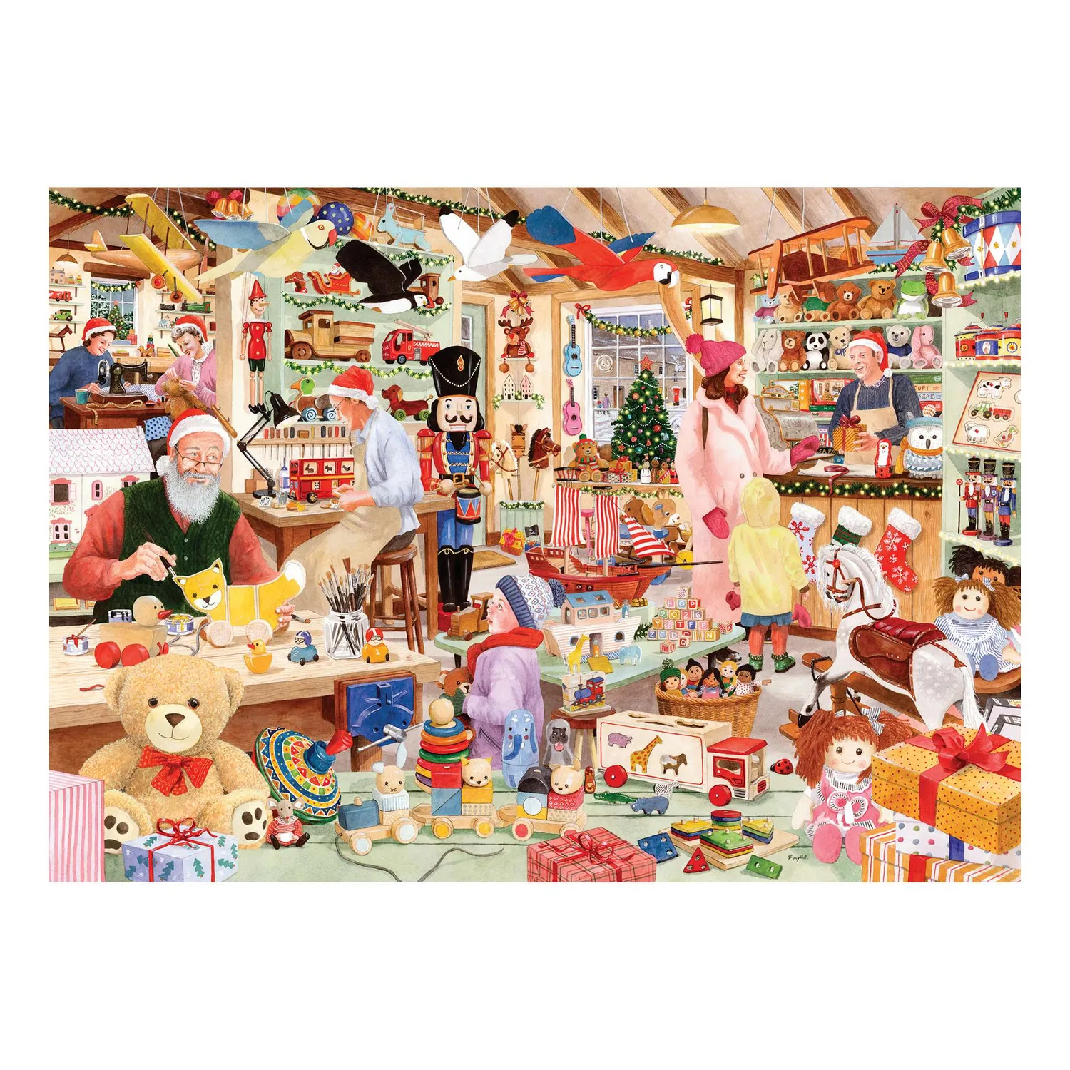 House of Puzzles No.22 Toymaker's Workshop 1000 puslespil jul