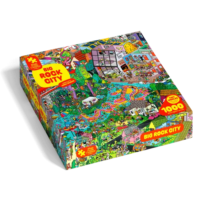 Magic Puzzle Company Big Rock City puslespil dinosaur
