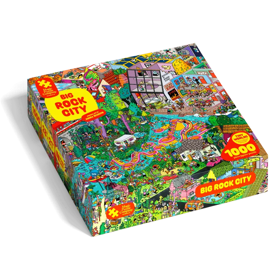Magic Puzzle Company Big Rock City puslespil dinosaur