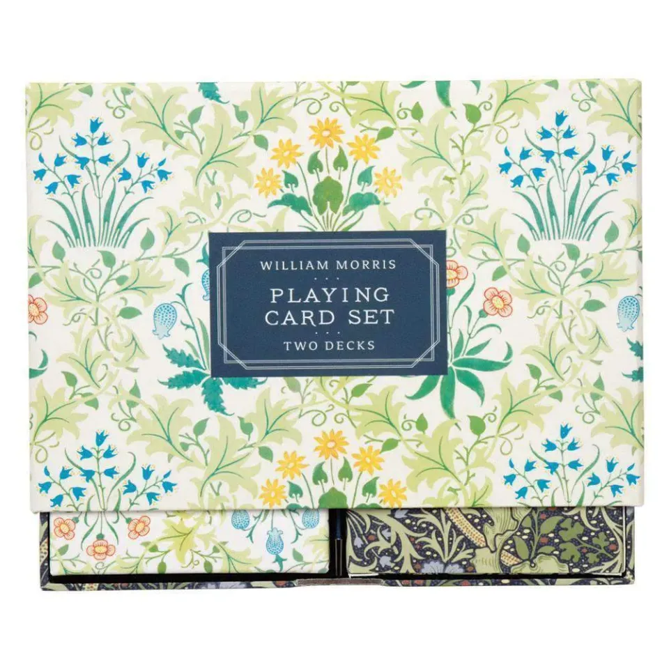 Good Puzzle Co. William Morris spillekort 2 sæt celandine