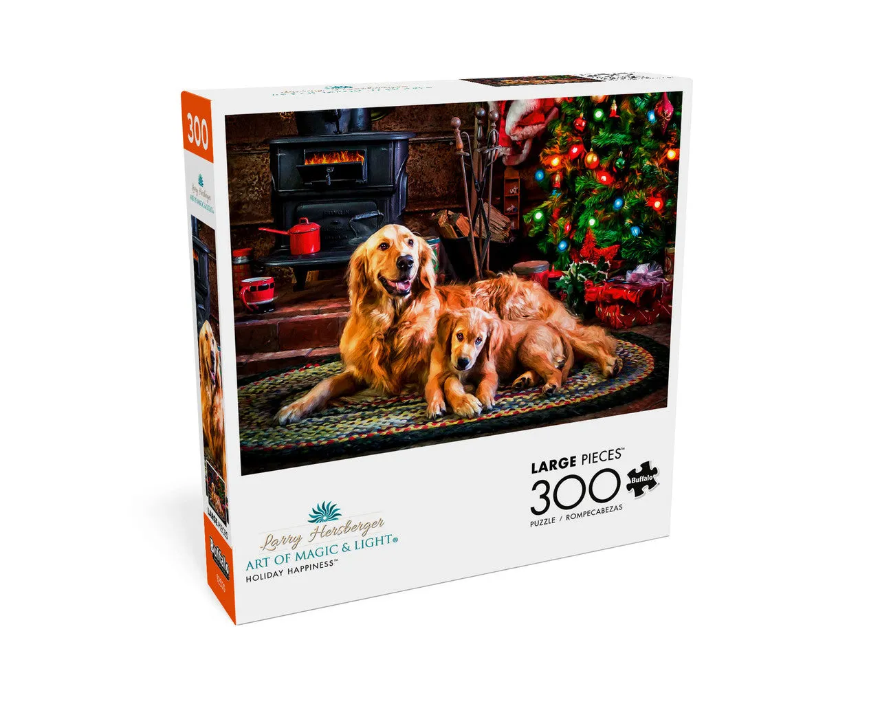 Buffalo Games Holiday Happiness puslespil 300 store brikker jul