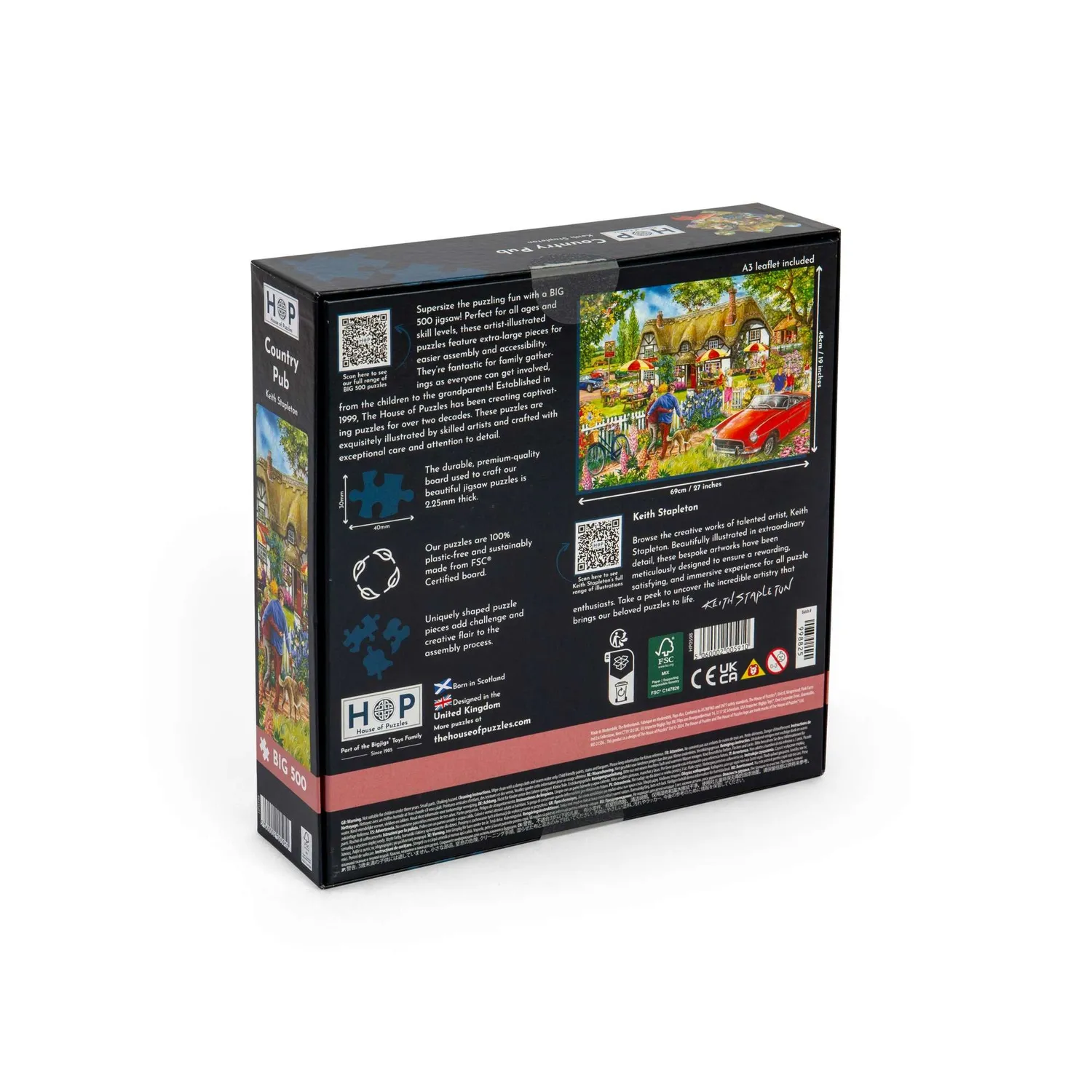 House of Puzzles Country Pub BIG 500 puslespil 500 store brikker