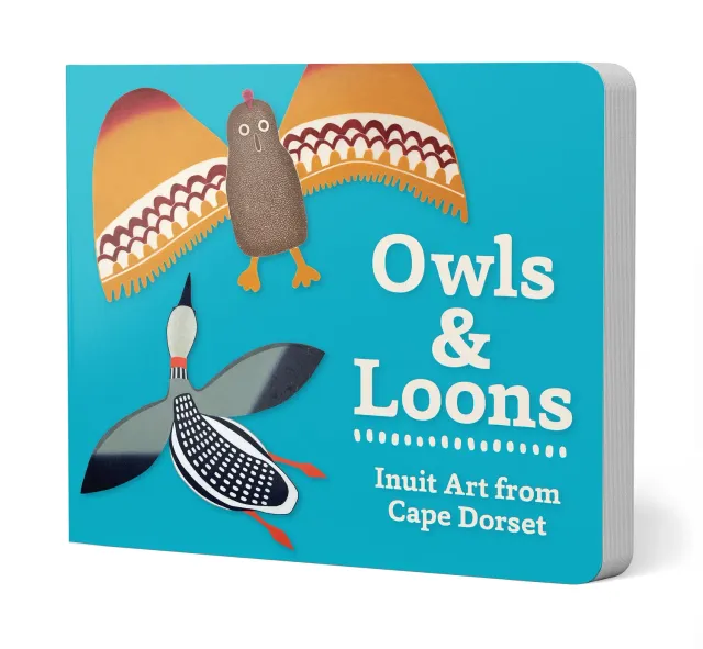 Pomegranate Owls and Loons papbog inuitkunst