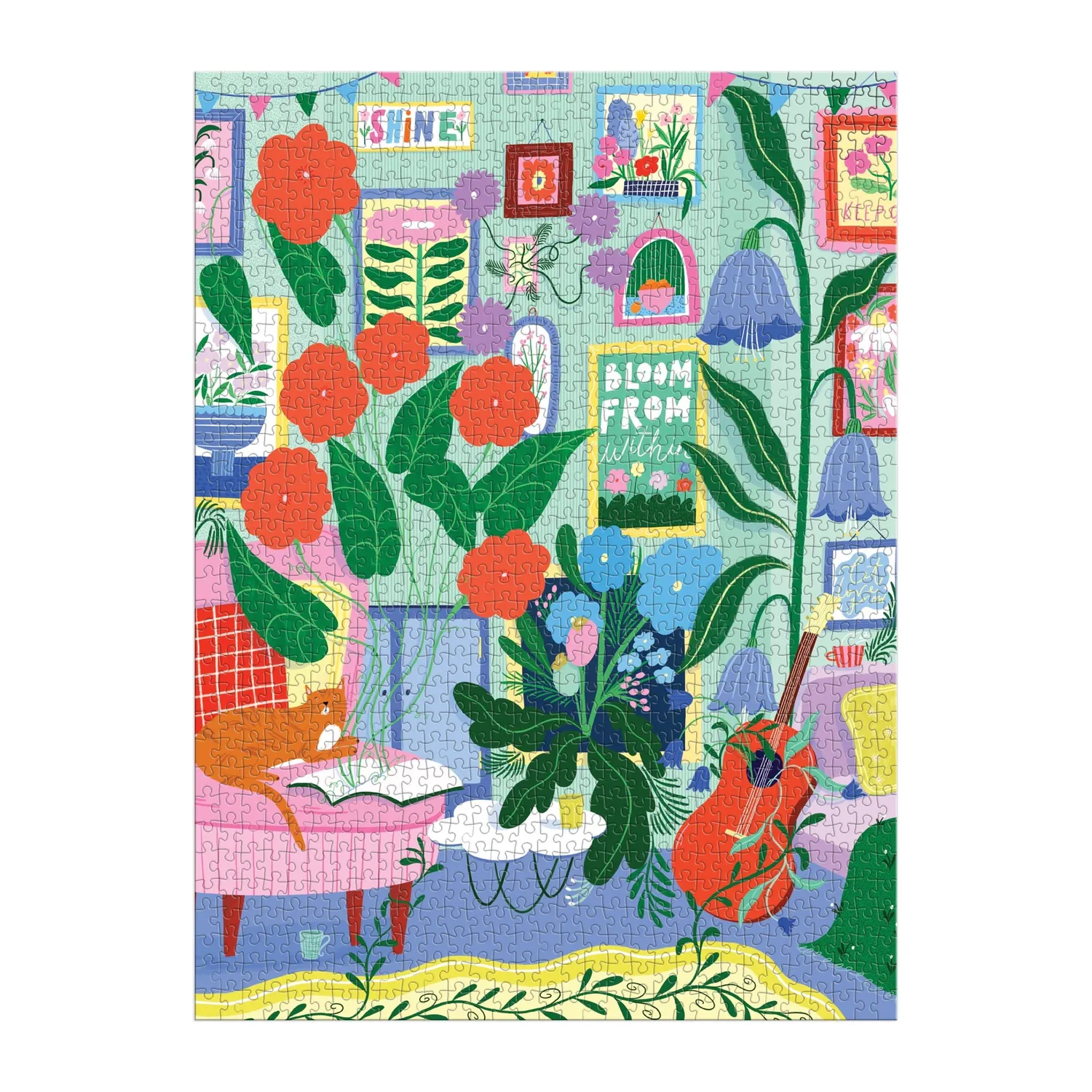 Good Puzzle Co. Room to Bloom puslespil 1000 brikker blomster