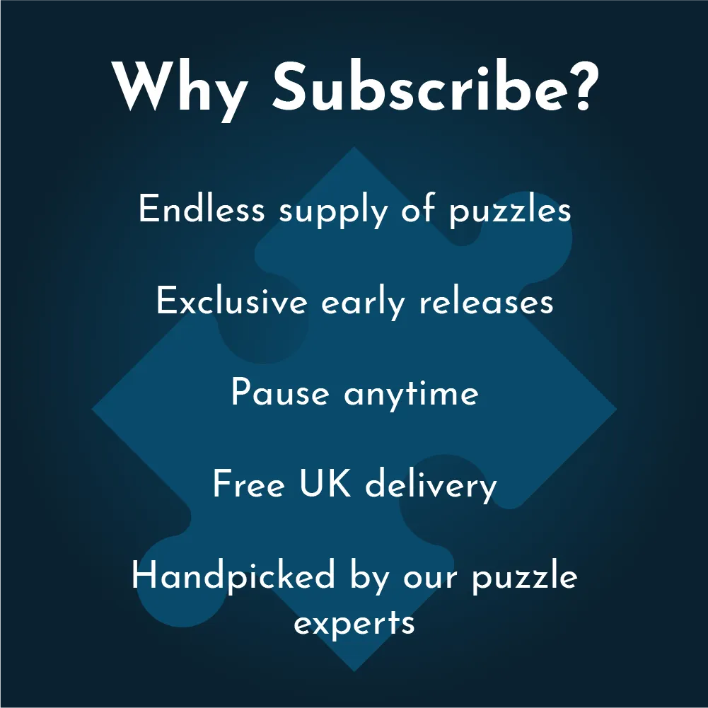House of Puzzle Monthly Big 500 puslespil abonnement mystery