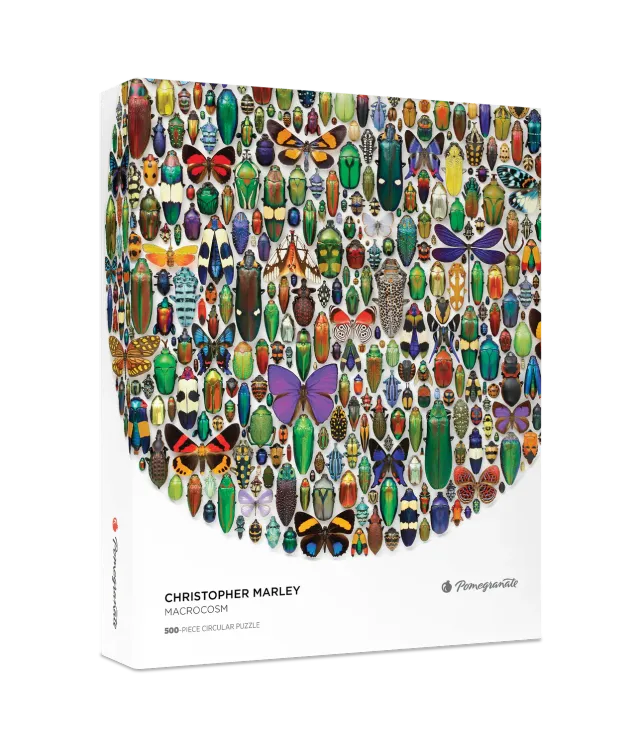 Pomegranate Macrocosm puslespil 500 brikker rund