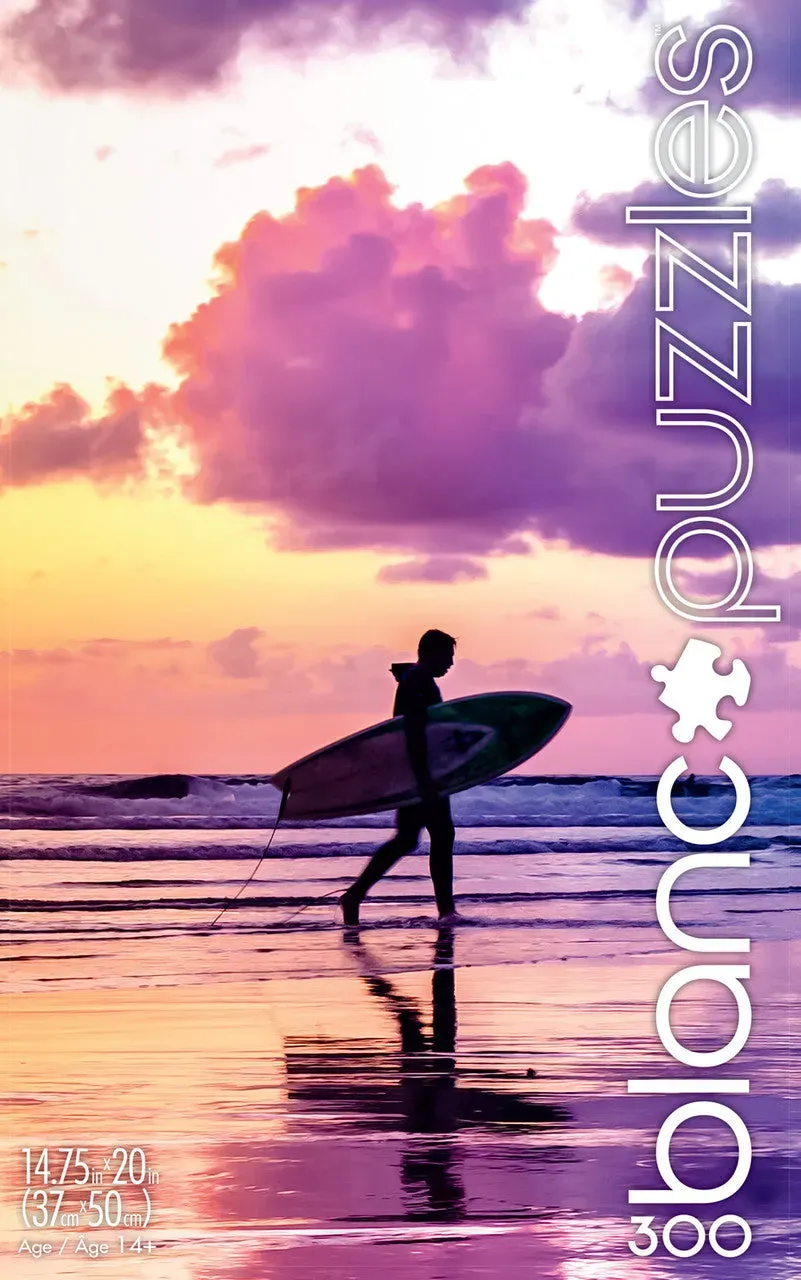 Buffalo Games blanc Sunset Surfer puslespil 300 brikker strand