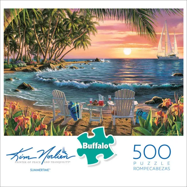 Buffalo Games Kim Norlien Summertime puslespil 500 brikker strand