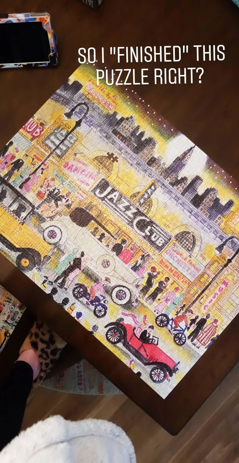 Galison Michael Storrings Jazz Age puslespil 1000 brikker