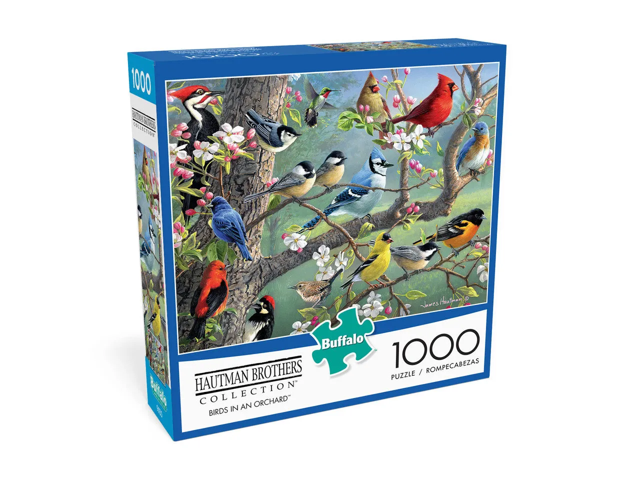 Buffalo Games Hautman Birds in an Orchard puslespil 1000 fugle