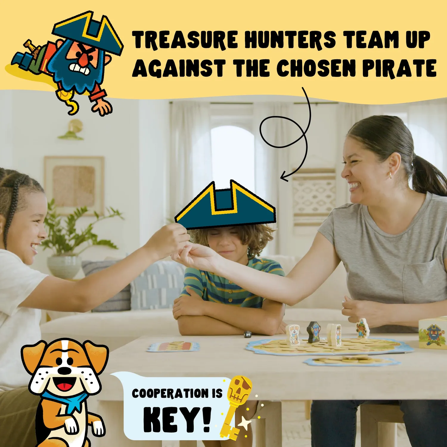 Buffalo Games Treasure Hunt brætspil familiespil 6 år