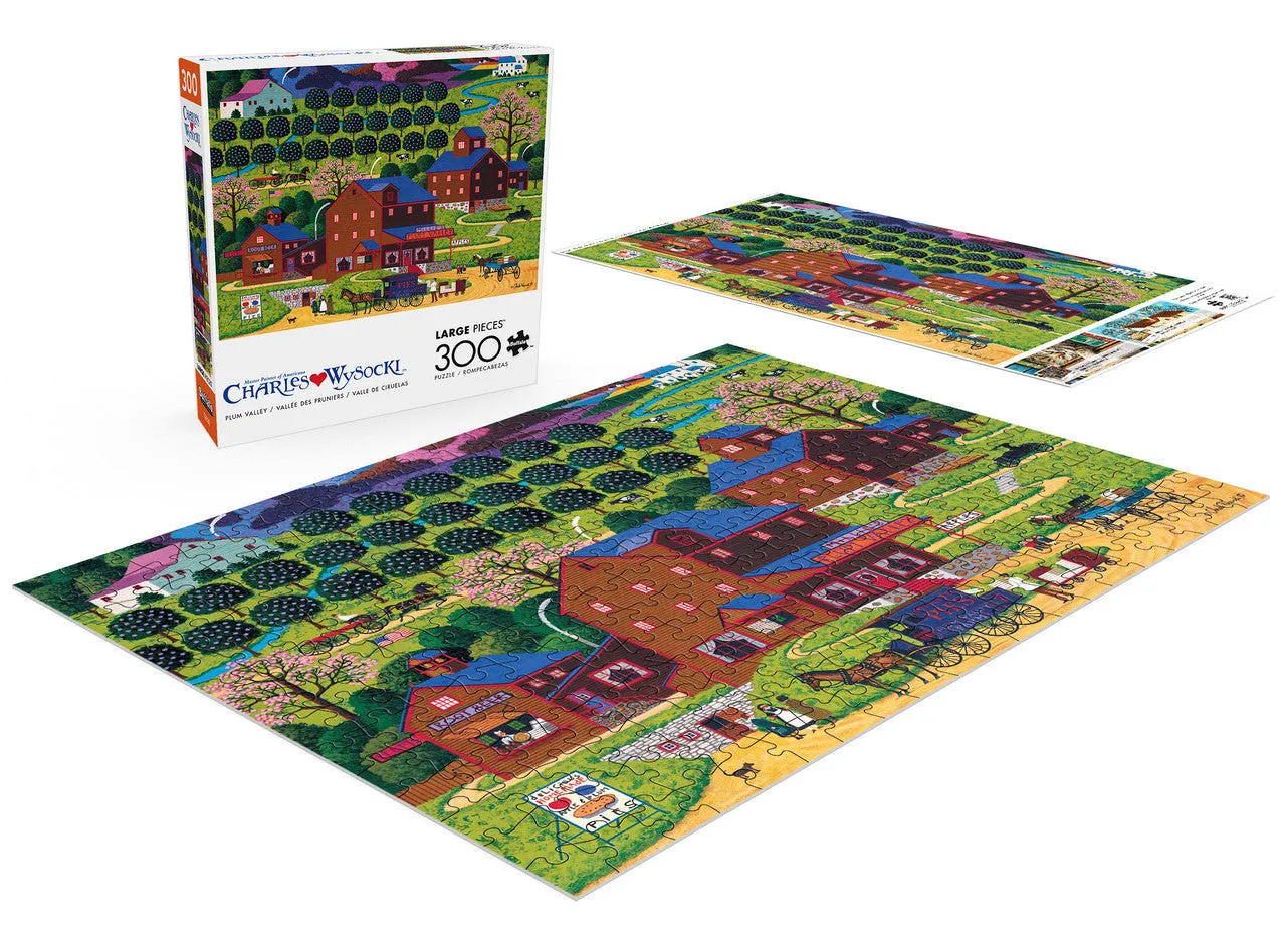 Buffalo Games Charles Wysocki Plum Valley 300 puslespil large