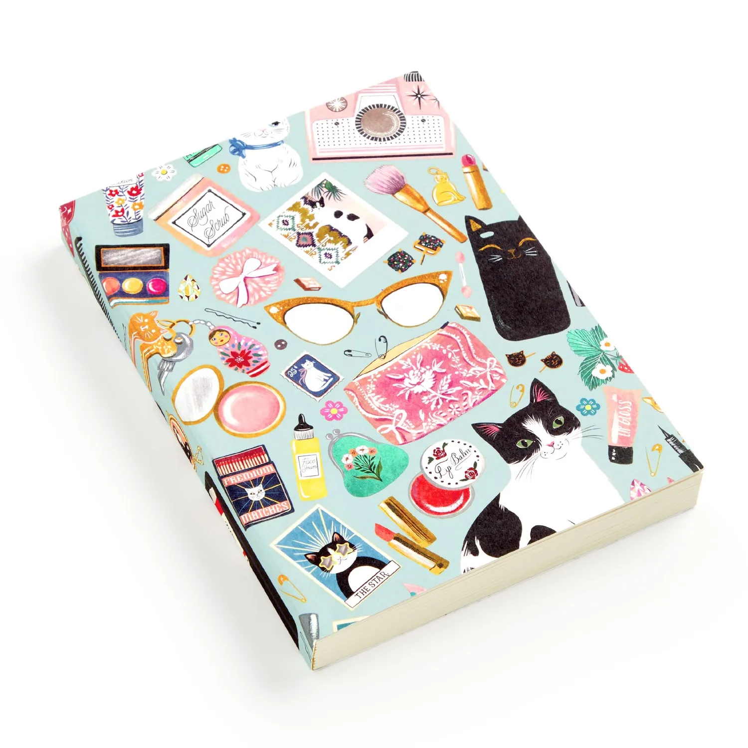 Galison Purrfect Accessories notesbog A5 300 sider kat