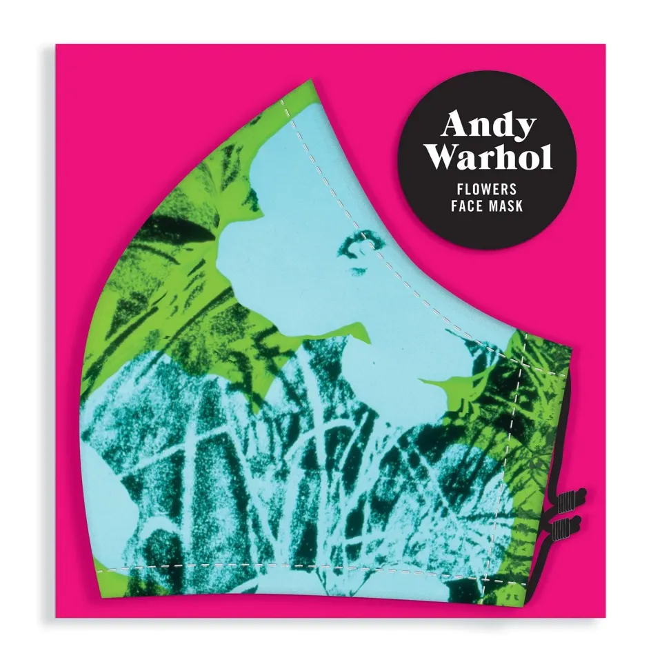 Good Puzzle Co. Andy Warhol Flowers maske bomuld