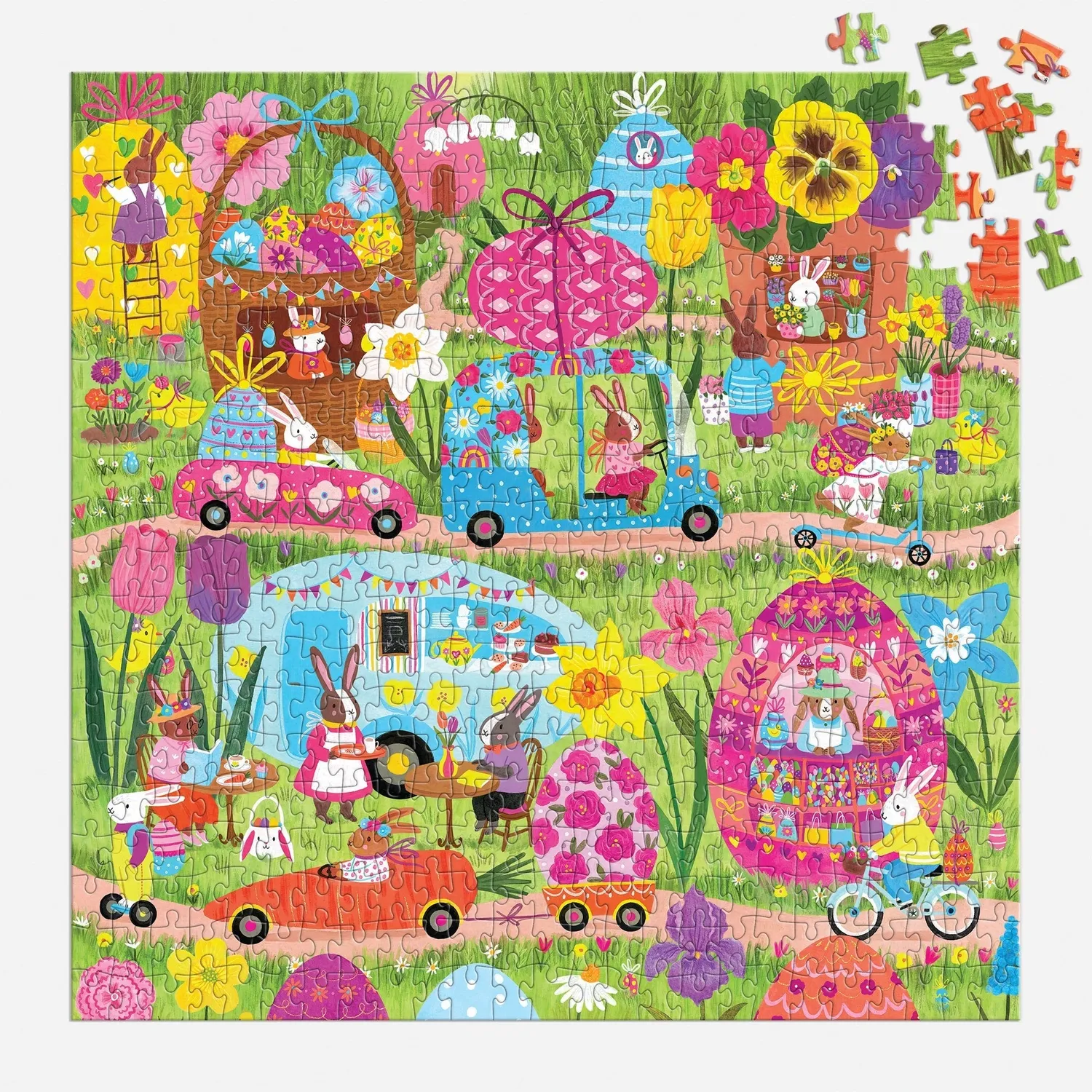 Good Puzzle Co. Hoppin Around familiepuslespil 500 brikker