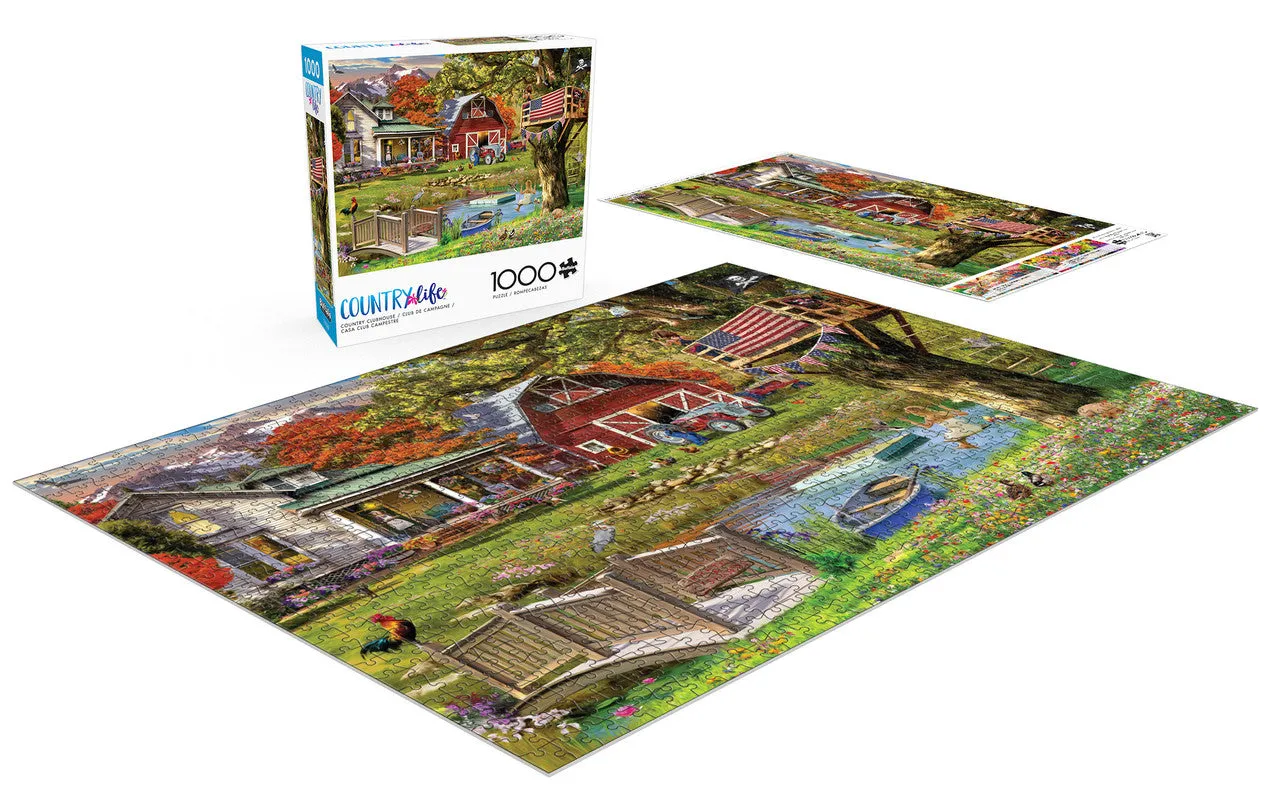 Buffalo Games Country Life Country Clubhouse puslespil 1000 brikker