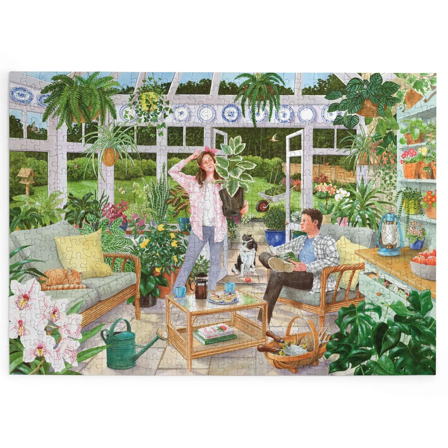 House of Puzzles BIG 500 House Plant Heaven puslespil planter