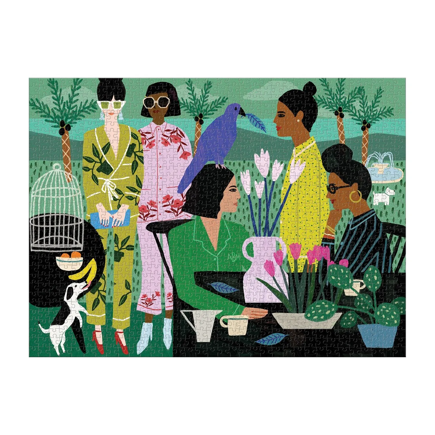 Good Puzzle Co. Anne Bentley Pajama Mamas puslespil 1000 brikker